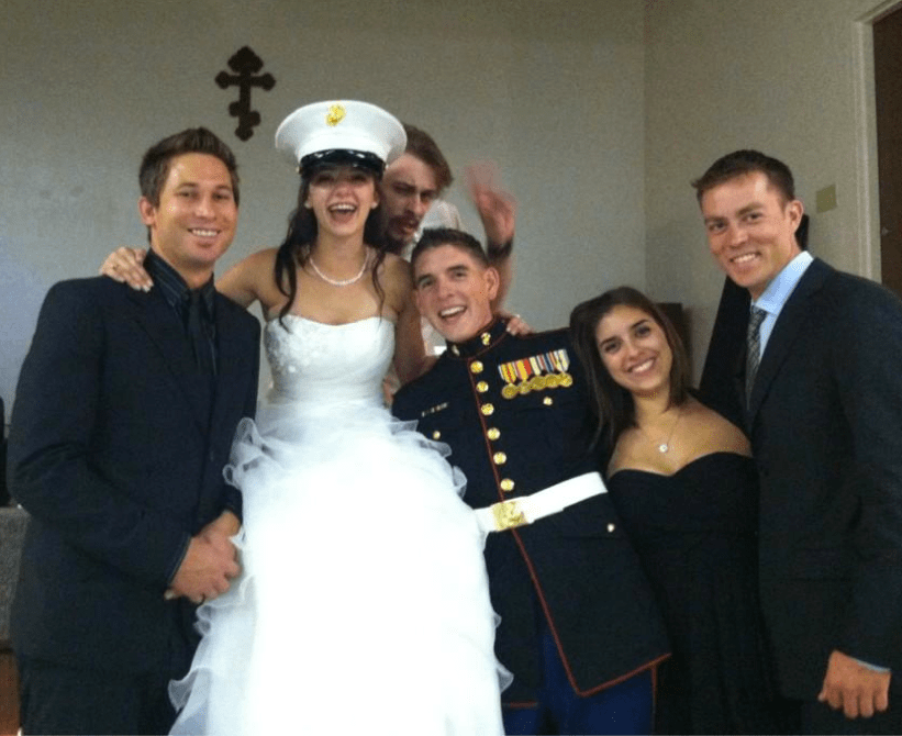 Happy Bride and Groom