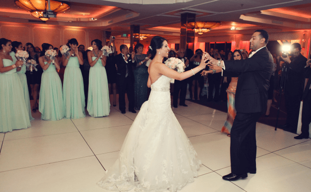 Amber Mint Wedding First Dance